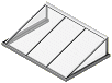 Vordach Alu Vord�cher Aluminiumvordach Acryl-Glas