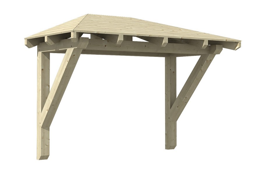 Holzvordächer Haustürvordach
