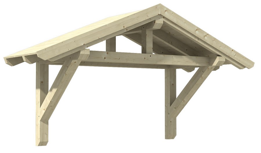 Sattelvordächer Holz Vordachbausatz