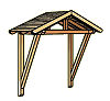 Holzvordach Stralsund Sattelvordach Holzvordach